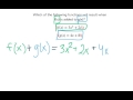 Adding and Combining Functions