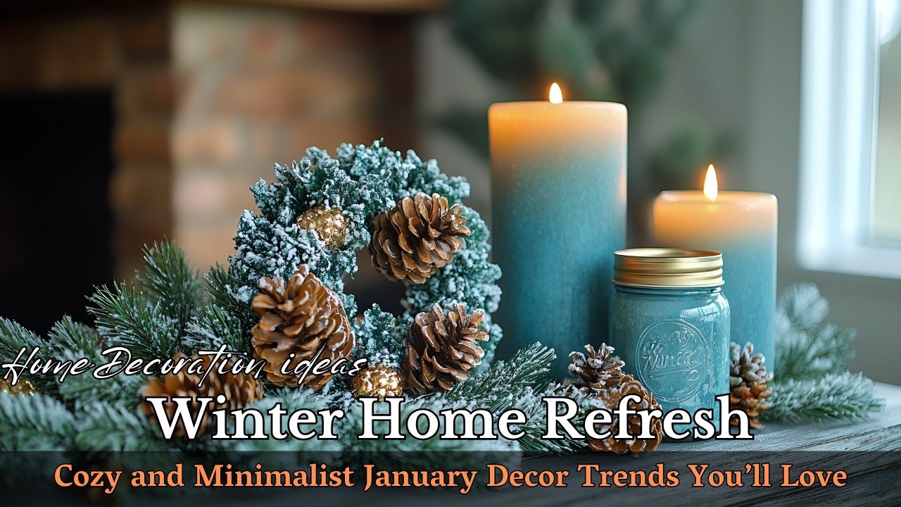 Cozy and Clean January Home Decor Ideas: Simple Elegance Winter Decor to Keep You Cozy Until Spring