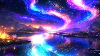 Flowing Nebula | 1 Hour of Ambient Piano & Cosmic River Relaxation (loop)