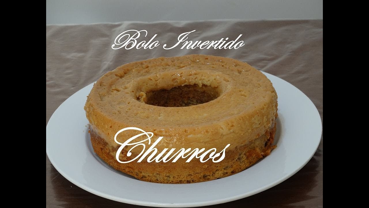 BOLO DE CHURROS INVERTIDO!