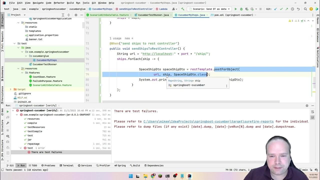 Cucumber DataTable - YouTube