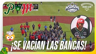 ¡POR PELOTAZO A ROBINSON CANÓ, SE VACIARON LAS BANCAS ENTRE DIABLOS Y PERICOS !