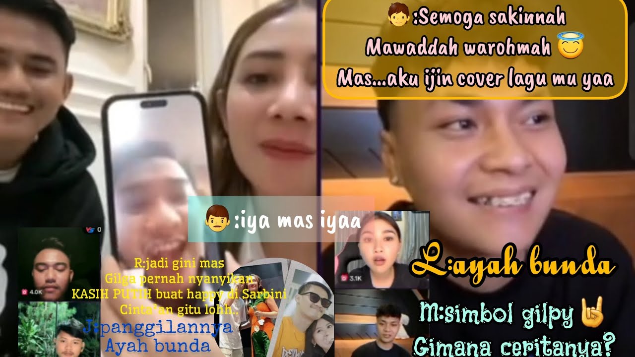 Mahen DOAkan Gilga&Ijin COVER,Roni CERITAKAN Gilpy#gilgasahid #happyasmara #mahendra #roni