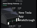 New Tesla App Walkthrough Solar + Powerwall (Sept 2021)