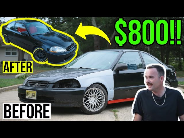 Transforming A Subscribers Car In 10 mins!! (Budget Build) class=