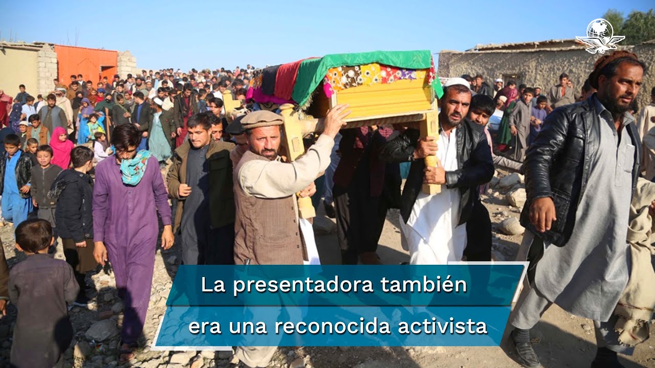 Matan a tiros a presentadora de TV en Afganistán; acababa de salir de su casa