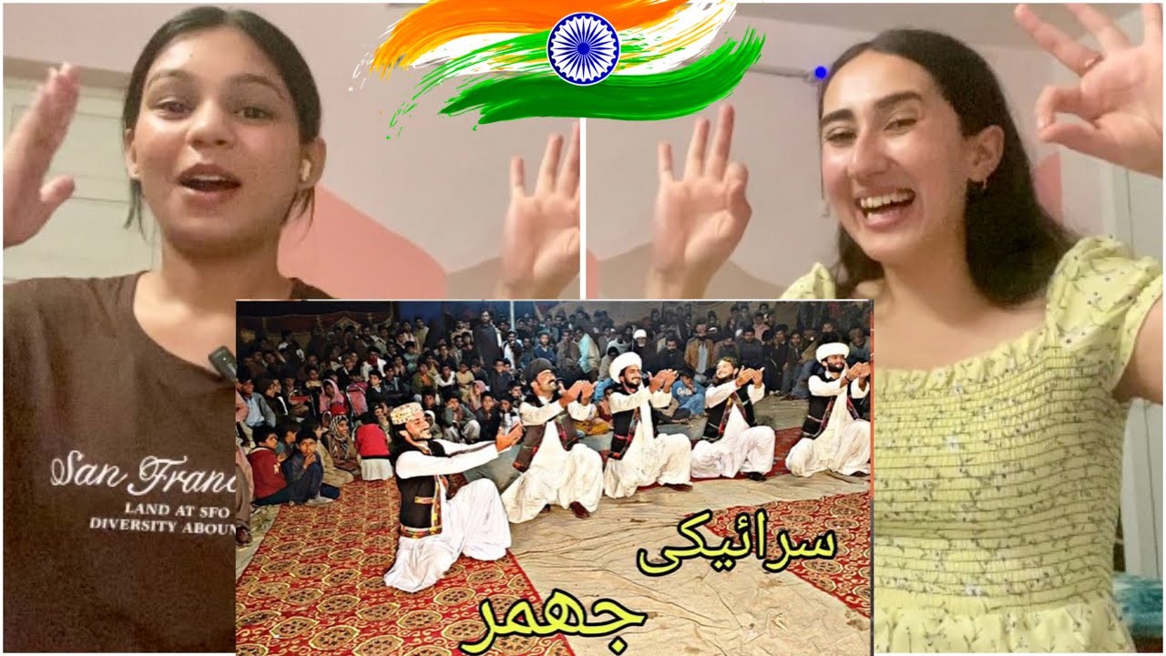 Indian Reaction to Saraiki Jhumar Dance♥️ | Silly Filly Nains