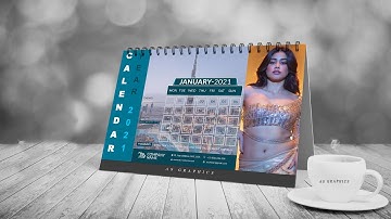 How To Create a Professional Desk Calendar in Photoshop Tutorial