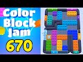 Color Block Jam Level 670 Solution