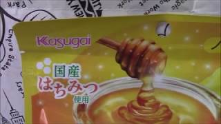 【春日井製菓】Ｋａｓｕｇａｉ　国産はちみつ　ノンシュガー　キャンディ　キシリクリスタル　はちみつ　のど飴　開封