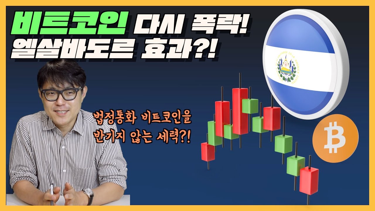 비트코인 다시 폭락! 엘살바도르 효과?! 법정통화 비트코인을 반기지 않는 세력?! | 피터의 모닝 커피 브레이크 103회