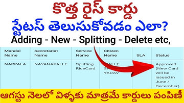 ap rice card application status//ap rice card status check online