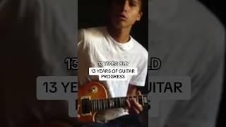 13 years of progress 🎸 subscribe for more #guitarcover #guitarist #guitar