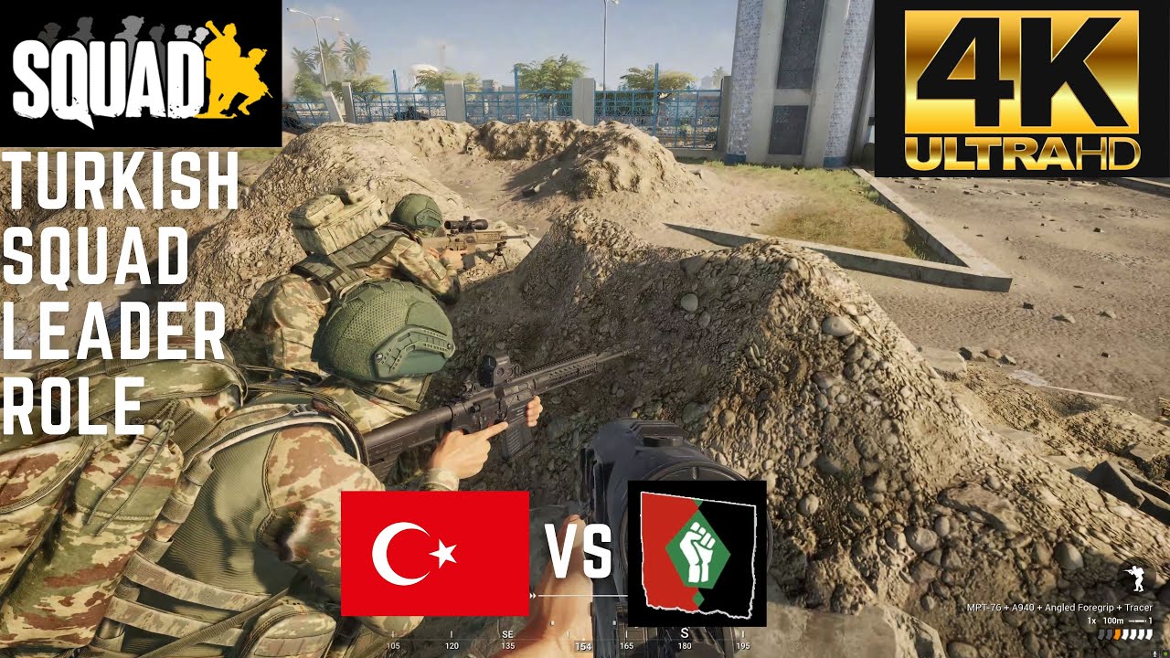 Squad - Turkish Squad Leader Trials - Fallujah - (4K) - YouTube