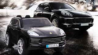 乗用玩具乗用ラジコン Porsche cayenne S ポルシェ カイエン S 大型 二人乗り ペダルとプロポで操作可能 電動ラジコンカー