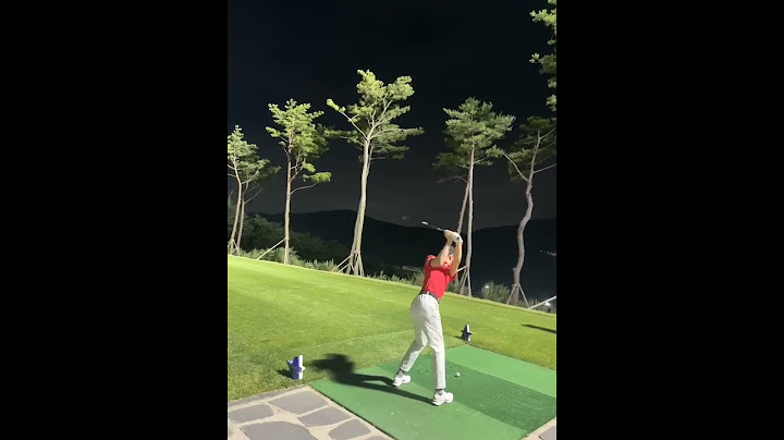 3부 5번아이언 티샷