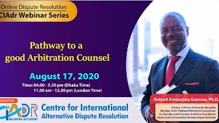 ODR WEBINAR SERIES : SE 08 EP 1 : Pathway to be a good Arbitration Counsel