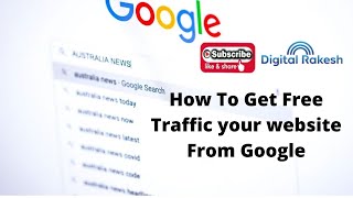 how to seo your php website how to get free traffic from google seo tutorial digital rakesh