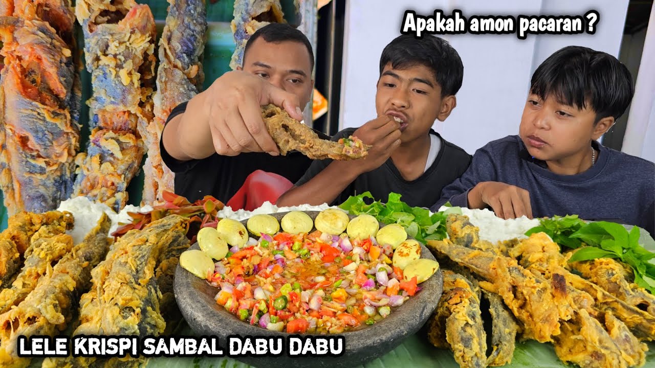 INFO MASSE YG JOMLO MERAPAT ! MUKBANG LELE KRISPI SAMBAL DABU DABU, ENAK BANGET CUMA PUYENG