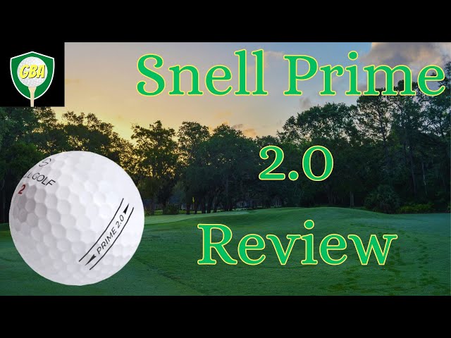 Snell Prime 2.0 Golf Ball Review - YouTube