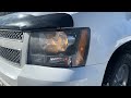 CHEVY TAHOE HEADLIGHT BULB REPLACEMENT