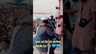 Spice and Besties perform Needle Eye Pum Pum 👁 💙💙