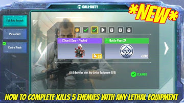 Cod mobile Kills 5 Enemies with Any Lethal Equipment | codm full auto assault event | codm seasonal
