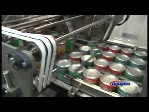 Douglas Machine Shrink Wrap system for canned product   Contour™ SPS 801]