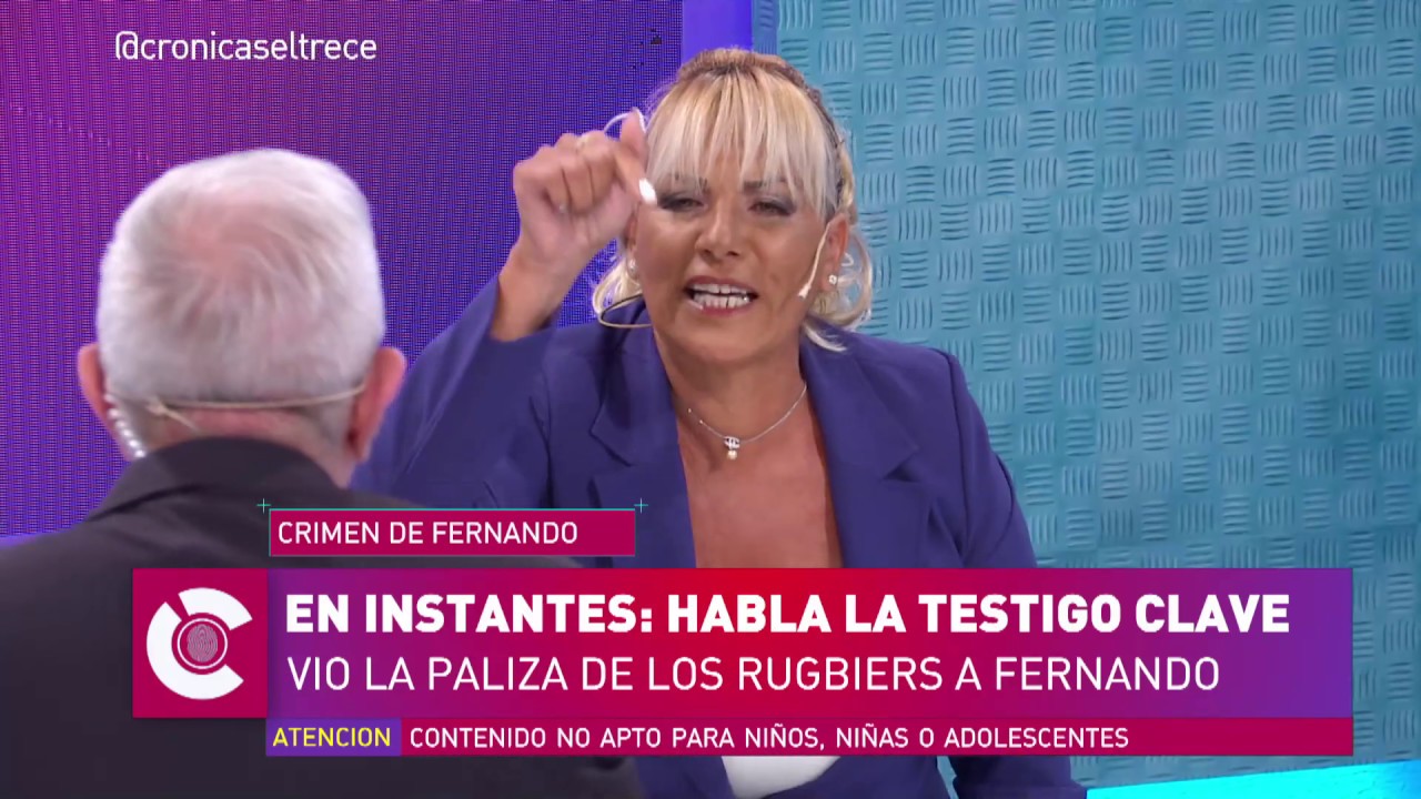 Debate caliente: La abogada Mónica Chirivin quiso bajar el salvajismo del asesinato de Fernando