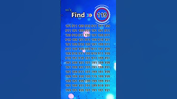 Eye Test Challenge: Can You Find the 119? #quizmeplztv #quiztime #quiz