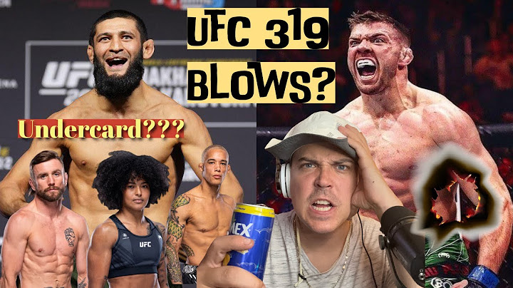 UFC Is Ruining Dricus Du Plessis vs Khamzat Chimaev?  These Pay Per Views Are Awful.  UFC 319 is Sad
