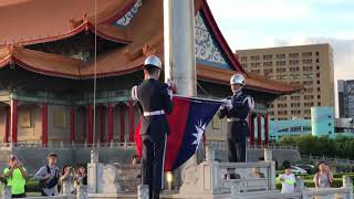 1080802中正紀念堂🇹🇼空軍儀隊🦅降旗儀式#空軍儀隊