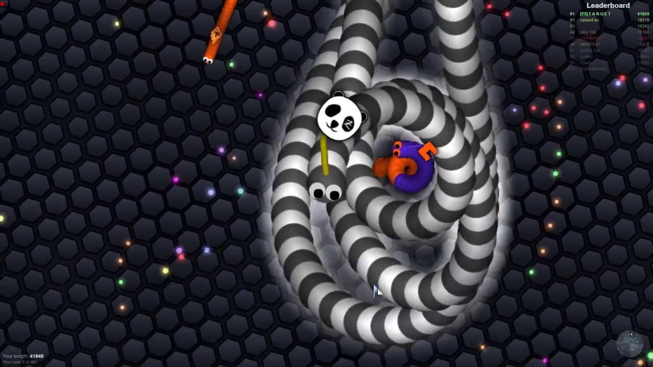 Slizerio Slither io IMMORTAL STRONG SNAKE vs MAGIC SNAKE Slitherio Gameplay ...