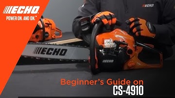 How to Start an ECHO Chainsaw (CS-4910 & CS-590)