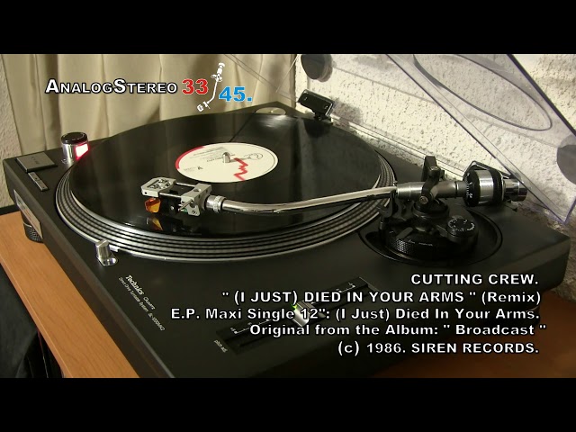 Cutting Crew - (I Just) Died In Your Arms (Remix Vinyl)