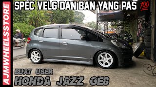 MODIFIKASI RACING LOOK HONDA JAZZ GE8 YANG PAS BIAR GAK KELUAR FENDER ❗️❗️❗️