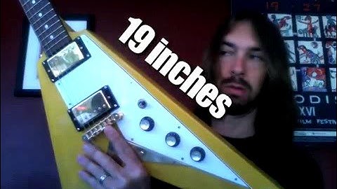 dimensions of the 1958 Flying V Replica