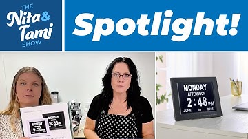 8J P69842 Hammacher Easy-To-Read Clock