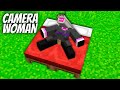 I found the SECRET BASE INSIDE the CAMERA WOMAN in Minecraft ! NEW SKIBIDI TV MAN  !