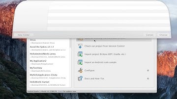 Open Existing Project in Android