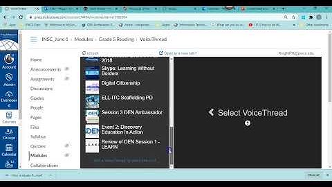 Adding a VoiceThread to your Course Module
