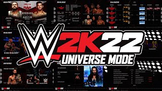 WWE 2K22: Universe Mode Reboot