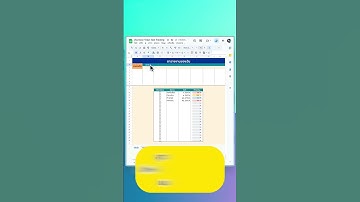 สร้างระบบจัดระเบียบงานแบบง่ายๆใน 3 นาที #googlesheets #googlesheetstips