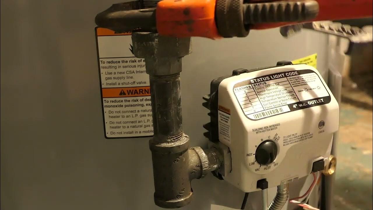 Pilot light on water heater keeps on going out YouTube