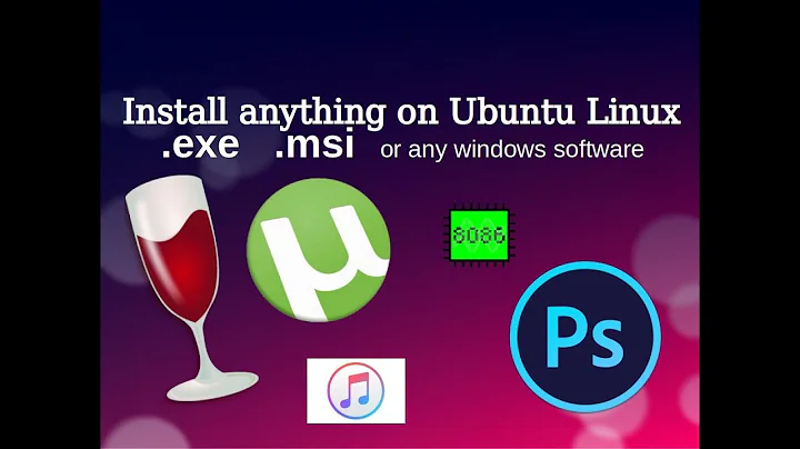 Install windows software in your Ubuntu Linux | install exe msi on ubuntu | Install wine on ubuntu