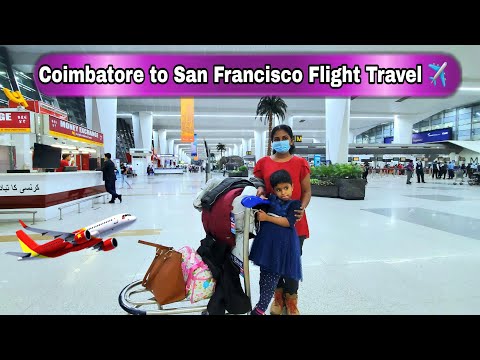🇮🇳இந்தியா to 🇺🇲அமெரிக்கா| India to USA Flight Journey | Flying during Pandemic |Travel Vlog in Tamil
