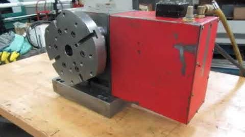 Haas HRT-A6 Brush Drive Rotary Table