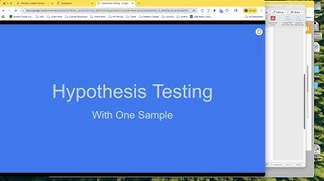 Chapter 7   Hypothesis Tests