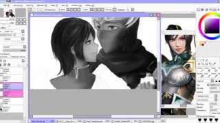 Ryu Hayabusa [Ninja Gaiden] x Xing Cai [Dynasty Warriors] (Speed drawing)