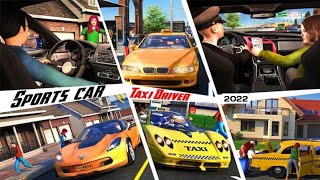 Yellow Cab American Taxi 🚖 Driver 3d: New Taxi Game 2022 | Android Gameplay screenshot 4